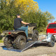 Polaris RZR Big Boy EZ Rizer™ Aluminum Tri-Fold Ramp by Black Widow